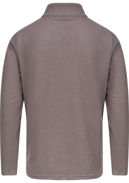 Carlow Yarım Fermuarlı Erkek Polar Sweatshirt Antrasit