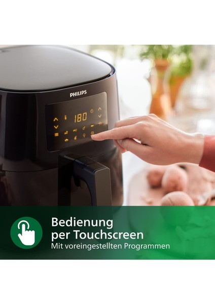 Airfryer L, Yağsız Sıcak Hava Fritözü, 4,1 L, 1400 W, 7 Programlı Dijital Ekran