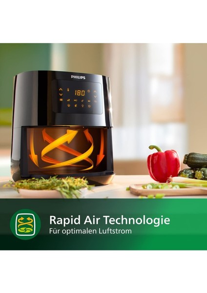 Airfryer L, Yağsız Sıcak Hava Fritözü, 4,1 L, 1400 W, 7 Programlı Dijital Ekran