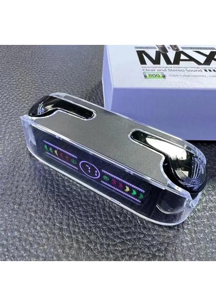 M12 Max Tws Kulaklık Bluetooth Gerçek Kablosuz Mikrofonlu Kulaklık Spor Kulaklık Şarj Kutusu ile Güç Ekran Kulakiçi (Yurt Dışından)