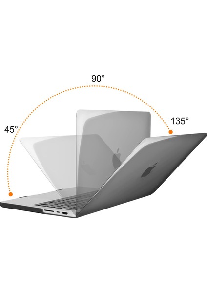 MacBook Pro 14 Inç Kılıf ile Uyumlu 2023 2022 2021 Sürüm M2 A2779 A2442 M1 Pro/max Çip, Liquid Retina Xdr Ekran Dokunmatik Kimlik, Plastik Sert Kılıf ve Klavye (Yurt Dışından)