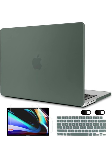 MacBook Pro 14 Inç Kılıf Için 2023 2022 2021 Yeni A2779 A2442 M2 M1 Pro/max Touch Id Ile, Klavye Kapaklı ve Ekran Koruyuculu Sert Kılıf MacBook Pro ile Uyumlu, (Yurt Dışından)