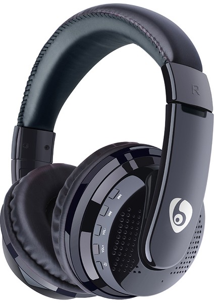 Kulak Üstü Bluetooth Kulaklık Kablosuz Kulaklık Hifi Bas Desteği Radyo Mikro Sd Kart Aux Oyun Handsfree Mikrofon (Yurt Dışından)