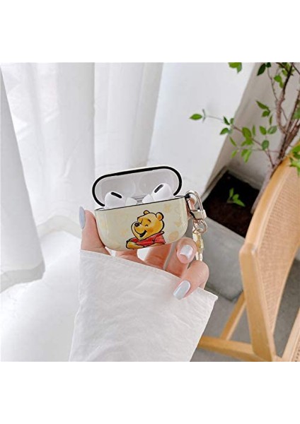Winnie The Pooh Bear Kapak Apple Airpodspro Anahtarlık Charm Sarı Walt Disney Disneyland Yumuşak Tpu Karikatür Güzel Şık Sevimli Çocuklar (Yurt Dışından)