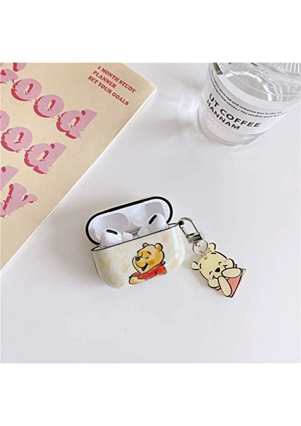 Winnie The Pooh Bear Kapak Apple Airpodspro Anahtarlık Charm Sarı Walt Disney Disneyland Yumuşak Tpu Karikatür Güzel Şık Sevimli Çocuklar (Yurt Dışından) fiyatları