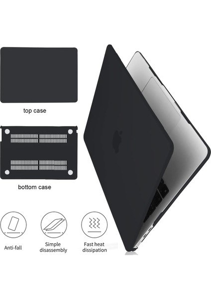 2023 MacBook Air 15 Inç Kılıf Için M2 A2941 Kapak, Plastik Sert Kılıf Klavye Kapağı Ekran Koruyucu Mac Air 15 M2 Çip ve Sıvı Retina Ekran Için C Tipi Adaptör To (Yurt Dışından)