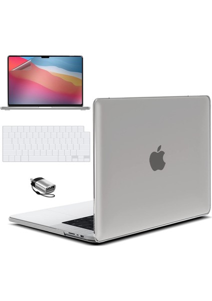 MacBook Pro 14 Inç Kılıf 2023 2022 2021 M2 A2779 M1 A2442 Pro/max ile Uyumlu, Sert Kılıf ve Klavye Kapak ve Ekran Koruyucu ve Mac Pro 14 Touch Id Için Type-C, F (Yurt Dışından)