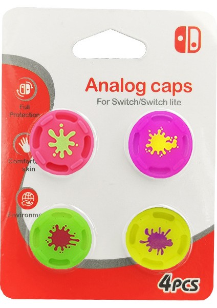 Adet Başparmak Kavrama Seti Joystick Kapağı Thumbstick Kapağı Anahtarı Joy-Con Denetleyicisi/anahtarı Lite Sınırlı Sayıda (Yurt Dışından)