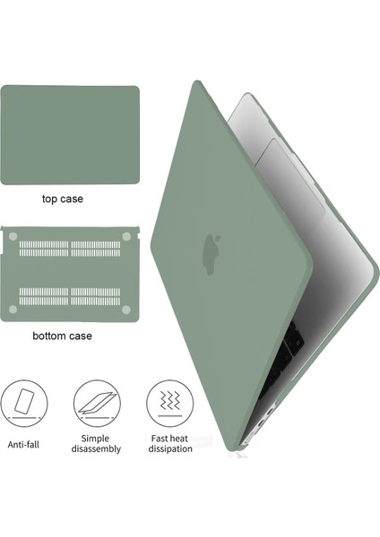 MacBook Air 15 Inç Kılıf 2023 A2941 M2 Çip Sıvı Retina Ekran ve Dokunmatik Kimlik, Klavye Kaplamalı Mat Plastik Sert Kılıf Kapak Ekran Koruyucu Tip-C Adaptör, G (Yurt Dışından) modelleri