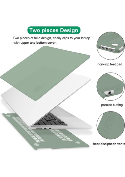 MacBook Air 15 Inç Kılıf 2023 A2941 M2 Çip Sıvı Retina Ekran ve Dokunmatik Kimlik, Klavye Kaplamalı Mat Plastik Sert Kılıf Kapak Ekran Koruyucu Tip-C Adaptör, G (Yurt Dışından) fırsatları