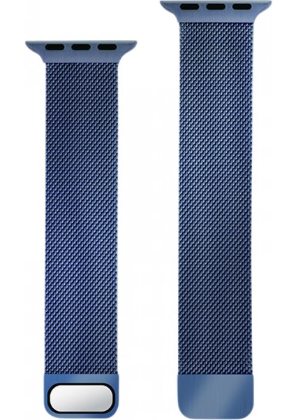 Metal Paslanmaz Çelik Bant Için Apple Watch Bantlarıyla Uyumlu 38MM 40MM 41MM, Döngü Ayarlanabilir Kayış Manyetik Bileklik Iwatch Serisi Için 7 6 5 4 3 2 Se Kadın Erkek (Mavi) (Yurt Dışından)