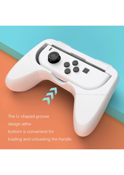 Joy Con Için Nintendo Switch ve Joycon Için OLED Modeli ile Uyumlu Tutma Yerleri, Joy Cons Kontrol Cihazlarıyla Uyumlu Aşınmaya Dayanıklı Sap Kiti, 2 Paket (Yurt Dışından) modelleri