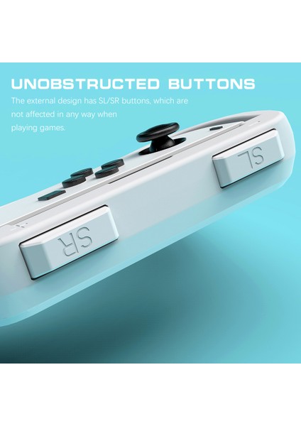 Joy Con Için Nintendo Switch ve Joycon Için OLED Modeli ile Uyumlu Tutma Yerleri, Joy Cons Kontrol Cihazlarıyla Uyumlu Aşınmaya Dayanıklı Sap Kiti, 2 Paket (Yurt Dışından) fırsatları