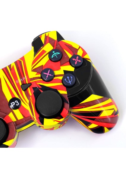 Ps3 Kablosuz Kumanda, Yüksek Performanslı Dualshock'lu Playstation 3 ile Uyumlu Kablosuz Kumanda, Şarj Kablolu Sony Playstation 3 Için Ps-3 Denetleyici Gamepad (Açık Sarı) (Yurt Dışından)