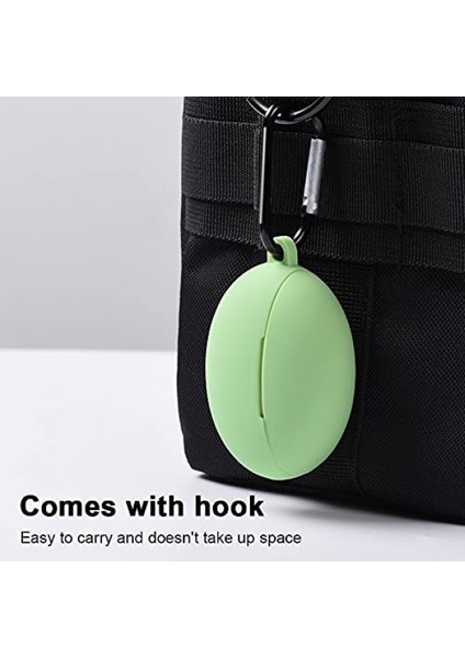 Freebuds 4i ile Uyumlu Kulaklık Kabuğu Silikon Taşıma Çantası, Kancalı Taşınabilir Çizik Kapağı (Yeşil) (Yurt Dışından) modelleri