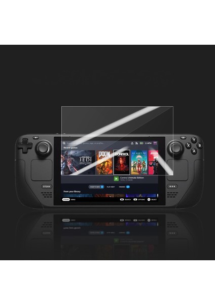 [2 Paket] Steam Deck Ekran Koruyucu 7 Inç 2021 Sürümü, 9h Temperli Cam Filmi Kolay Kurulum/çizilme Önleyici/steam Deck Için Hd Şeffaf Yeni Sürüm (Yurt Dışından)