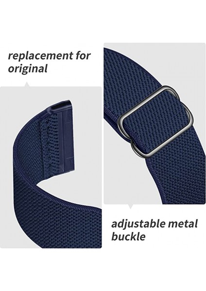Fitbit Versa 3 / Fitbit Sense ile Uyumlu 4 Parçalı Elastik Naylon Kayış, Ayarlanabilir Elastik Kumaş Akıllı Saat Spor Kayışı (Saf Siyah/lacivert/yeşil/koyu Gri) (Yurt Dışından) modelleri
