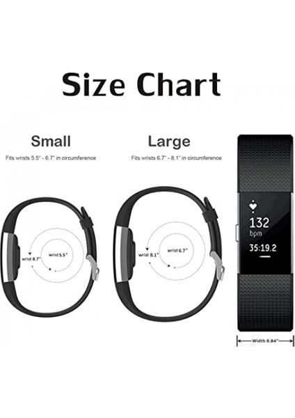 Fitbit Charge 2 ile Uyumlu 3 Paket Bant, Fitbit Charge 2 Için Klasik ve Özel Sürüm Yedek Bantlar, Kadın Erkek (Gül Altın/gri/siyah-L) (Yurt Dışından)