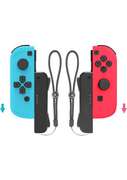 Switch Joycon ile Uyumlu Joycon Askı, Switch Için Joy Con Askılarının Yedek Parçası 2 Paket, Switch Joycon Askıları Ayarlanabilir Sıkılık (Siyah) (Yurt Dışından)