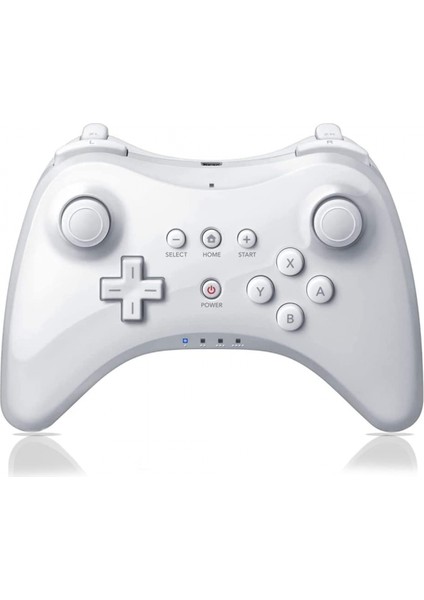 Wii U Için Pro Denetleyici, Nintendo Wii U Için Kablosuz Denetleyici Gamepad Çift Analog Oyun Uzaktan Kumanda Çubuğu (Beyaz) (Yurt Dışından)