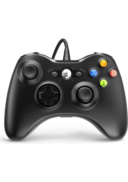 Wired Controller For Xbox 360, Yaeye Game Controller For 360 With Dual-Vibration Turbo Compatible With Xbox 360/360 Slim And Pc Windows 7,8,10,11 (Yurt Dışından)