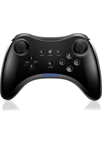 Pro Controller For Wii U, Wireless Controller For Nintendo Wii U Controller Gamepad Joystick Dual Analog Game Controller (Black) (Yurt Dışından)