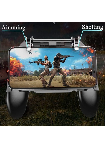 Pubg Mobil Denetleyicisi Için Mobil Oyun Denetleyicisi L1R1 Mobil Oyun Tetik Joystick Gamepad Için 4-6.5 "ios ve Android Telefon (W10 Güncellemesi) (Yurt Dışından)