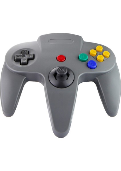 N64 Oyunları Için Retro USB Denetleyicisi, N64 Klasik USB Denetleyicisi Gamepad Joystick, N64 Sistemi Için Oyun Denetleyicisi Raspberry Pi/windows/mac/linux-Gri (Yurt Dışından)
