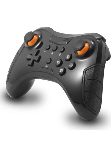Denetleyici, Anahtar Desteği Ekran Görüntüsü ve Titreşim Işlevleriyle Uyumlu Kablosuz Pro Denetleyici Gamepad-Siyah (Yurt Dışından)