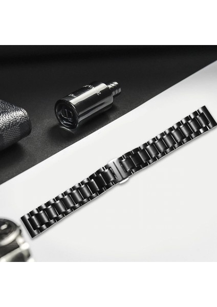 Düz ve Paslanmaz Çelik Saat Kordonları Kavisli Uç 5 Renk (Altın, Şerit, Siyah, Rose Altın, Altın-Gümüş Iki Ton) Boyut (12MM) Sevgililer Günü Hediyeleri (Yurt Dışından) fırsatları