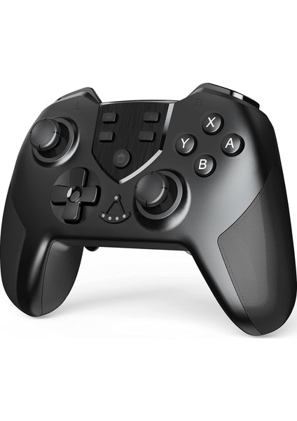 Switch Için Kablosuz Oyun Kumandası, Switch Lite – Düğme Programlama Moduna Sahip Gamepad – Turbo ve Titreşim Işlevi – Gelişmiş Hassasiyet ve Kontrol (Siyah) (Yurt Dışından)