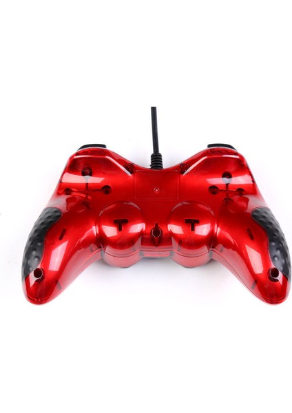Yeni Oyun Uzaktan Kumanda Kolu Gamepad Pc Kablolu Denetleyici, Android/pc/set Üstü Kutu/atari Oyun KONSOLU/360/PS3 Evrensel (Kırmızı 2021) (Yurt Dışından)
