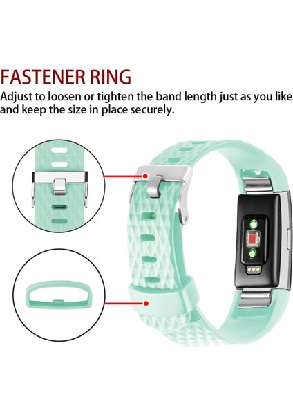 Akıllı Saat, Fitbit Charge 2 ile Uyumlu Bileklik Değiştirme Kayışı, Klasik ve Özel Ayarlanabilir Spor Bileklikler (Teal-S) (Yurt Dışından) modelleri