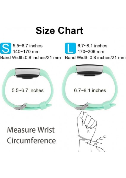 Akıllı Saat, Fitbit Charge 2 ile Uyumlu Bileklik Değiştirme Kayışı, Klasik ve Özel Ayarlanabilir Spor Bileklikler (Teal-S) (Yurt Dışından) fırsatları