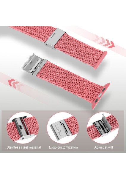 Apple Watch Bantları ile Uyumlu 42MM 44MM 45MM, Gerilebilir Örgülü Solo Döngü Elastik Kadın Erkek Yedek Spor Bileklik, Paslanmaz Çelik Tokalı Uzay Grisi (Yurt Dışından) fiyatları