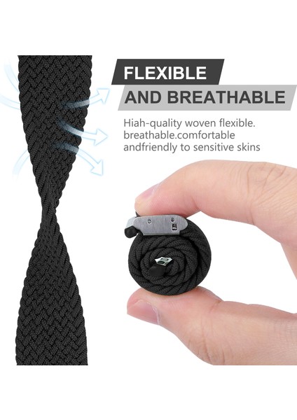 Apple Watch Bantları ile Uyumlu 42MM 44MM 45MM, Gerilebilir Örgülü Solo Döngü Elastik Kadın Erkek Yedek Spor Bileklik, Paslanmaz Çelik Tokalı Uzay Grisi (Yurt Dışından) indirimleri
