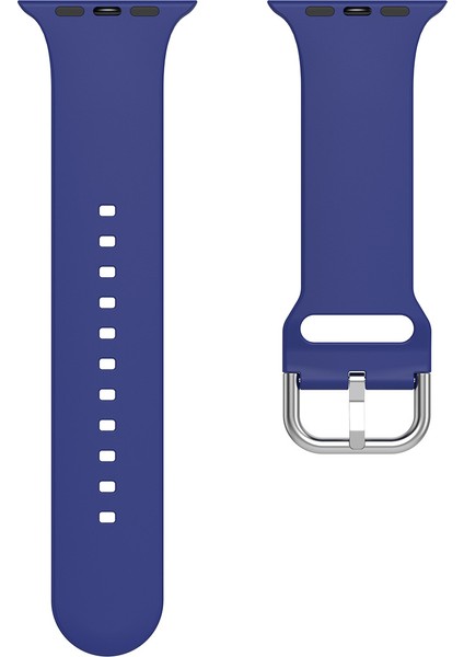 Apple Watch Kordonları 44MM 42MM ile Uyumlu, Yumuşak Silikon Spor Bileklikler Kadın Erkekler Için Iwatch Serisi Için Klasik Tokalı Yedek Kayış, Siyah 42/44MM 2'li Paket (Yurt Dışından)