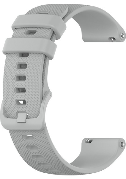 Avekı Saat Kordonları 20MM Paslanmaz Çelik Toka Hızlı Bırakma Floro Kauçuk Saat Kayışı Erkekler Için, Gri (Yurt Dışından)