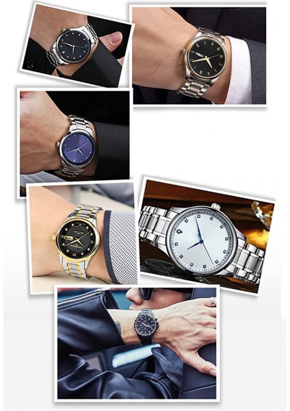 Düz ve Paslanmaz Çelik Saat Kordonları Kavisli Uç 5 Renk (Altın, Şerit, Siyah, Rose Altın, Altın-Gümüş Iki Ton) Boyut (23MM) Sevgililer Günü Hediyeleri (Yurt Dışından) modelleri