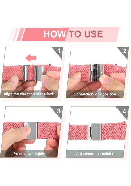 Apple Watch Bantları ile Uyumlu 42MM 44MM 45MM, Gerilebilir Örgülü Solo Döngü Elastik Kadın Erkek Yedek Spor Bileklik, Paslanmaz Çelik Tokalı (Yurt Dışından) modelleri