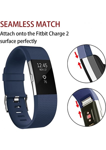 Akıllı Saat, Fitbit Charge 2 ile Uyumlu Bileklik Değiştirme Kayışı, Klasik ve Özel Ayarlanabilir Spor Bileklikler (Lacivert-L) (Yurt Dışından) fiyatları