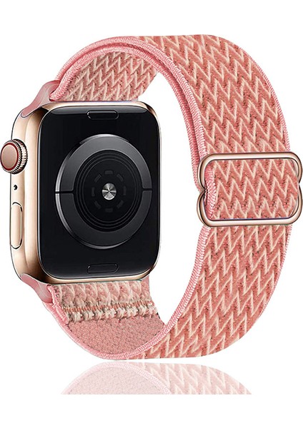 Apple Watch Band 42MM 44MM 45MM ile Uyumlu Saat Kordonları, Iwatch Serisi 7/6/5/4/3/2/1 Se Için Esnek Naylon Solo Döngü Bandı, Kadın Erkek Için Ayarlanabilir Elastik Kayış (Yurt Dışından)