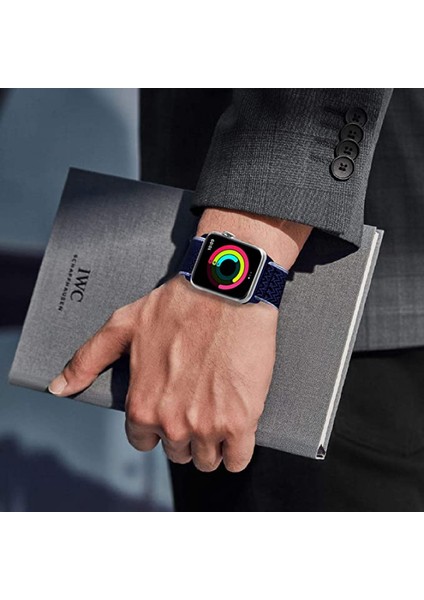 Apple Bantlarıyla Uyumlu Esnek Kayış Iwatch 7 Için Ayarlanabilir Esnek Örgülü Elastik Örgü Naylon --- Açık Gri (42/44/45MM) (Yurt Dışından) fırsatları