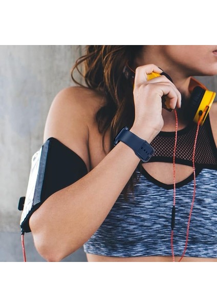 Apple Saat Kayışı Yumuşak Silikon Spor Bileklik Yedek Kayışı, Tüm Iwatch Serisine Uygundur (Abyss Mavisi 38/40/41 Mm) (Yurt Dışından) fırsatları