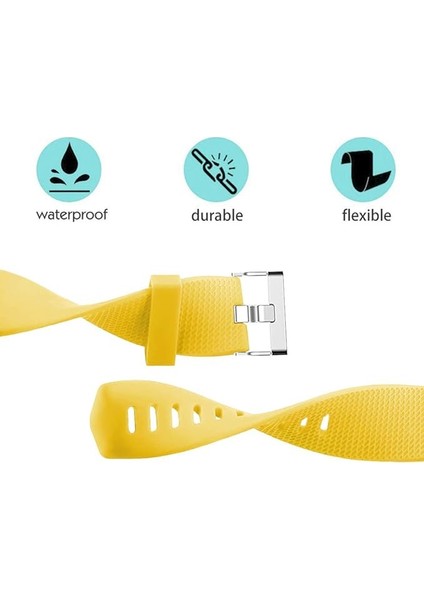 Akıllı Saat, Fitbit Charge 2 ile Uyumlu Bileklik Değiştirme Kayışı, Klasik ve Özel Ayarlanabilir Spor Bileklikler (Limon Sarısı-S) (Yurt Dışından) modelleri