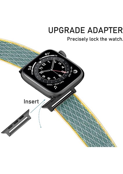 Apple Watch Kordonları 38/40/41MM ile Uyumlu Saat Kordonları, Iwatch Serisi 7/6/5/4/3/2/1 Se Için Esnek Naylon Solo Döngü Bandı, Kadın Erkek Için Ayarlanabilir 2'li Paket Elastik Kayış (Yurt Dışından) modelleri