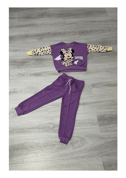 Zara Leopar Kol Minnie 3 Iplik Takım