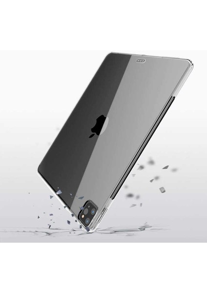 Apple iPad Pro 11 2018 (1.nesil) Kılıf 0.3mm Tpu Süper Şeffaf Silikon Kılıf (Model A1980,A2013,A1934)