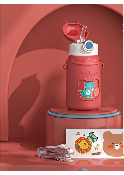 Çocuk Termosu Pipetli ve Öğrenci Su Bardağı (Yurt Dışından)