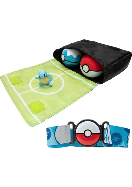 Pokemon Clip 'n' Go Bandolier Büyük Set - Squirtle